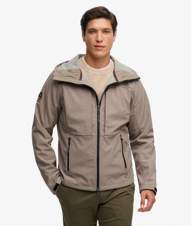 Hooded Softshell Trekker Jacket Image 1