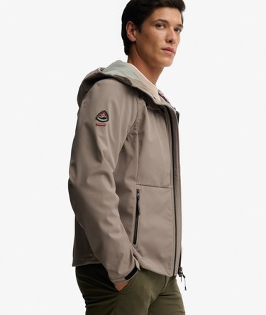 Hooded Softshell Trekker Jacket Image 2