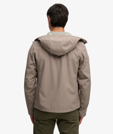 Hooded Softshell Trekker Jacket Image 6