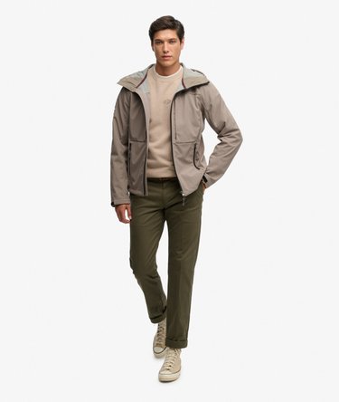 Hooded Softshell Trekker Jacket Image 3