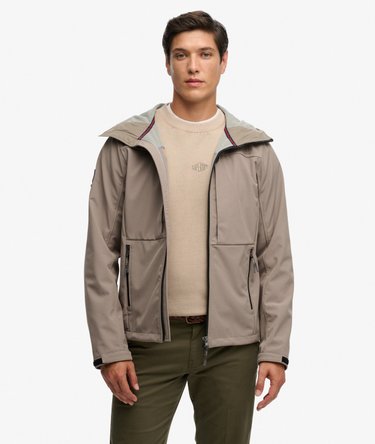 Hooded Softshell Trekker Jacket Image 5