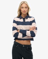 Athletic Essentials Stripet Rugby-topp