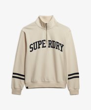 Sweat &agrave; col zipp&eacute; et motif appliqu&eacute; Athletic Essentials