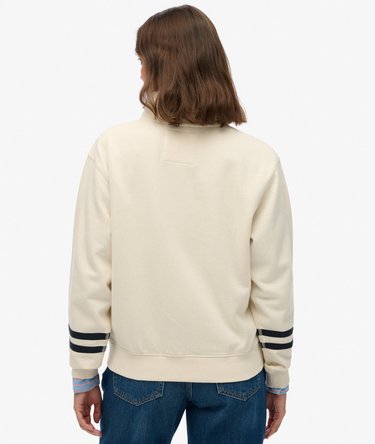 Athletic Essentials Applicatie Halve Rits Sweatshirt Image 5