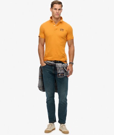 Vintage Athletic Embroidered Polo Shirt Image 3