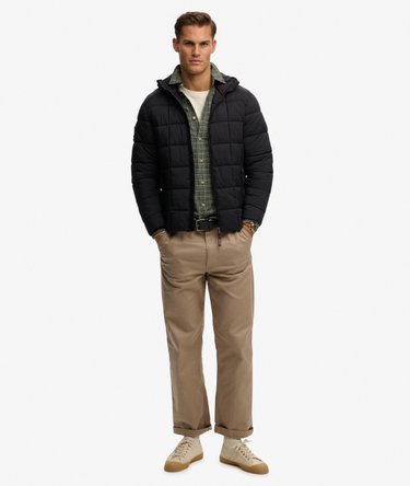 Fuji Lite Jas Met Capuchon En Boxstiksel Image 3