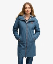Lange Driekleurige Windbreaker Jas