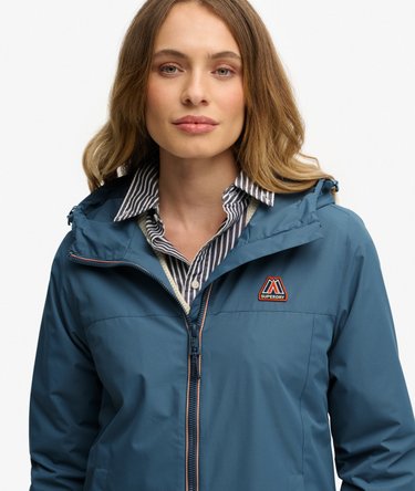 Longline Tri Coloured Windbreaker Jacket Image 4