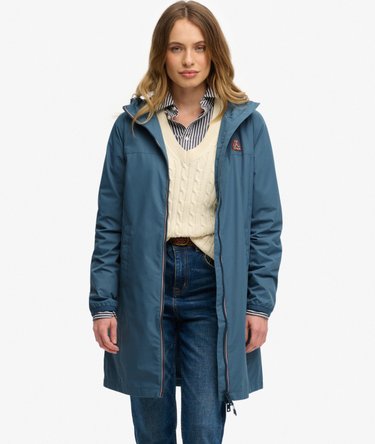 Longline Tri Coloured Windbreaker Jacket Image 2