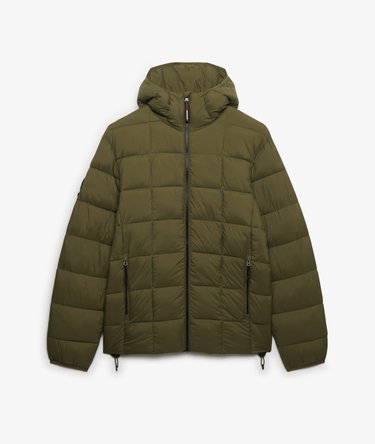 Hooded Box Quilt Fuji Lite Jacket Image 8