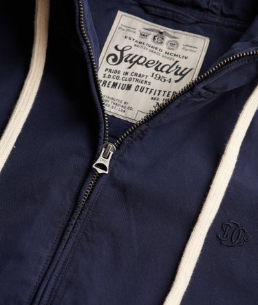 Hooded Washed Twill Jacket Image 7