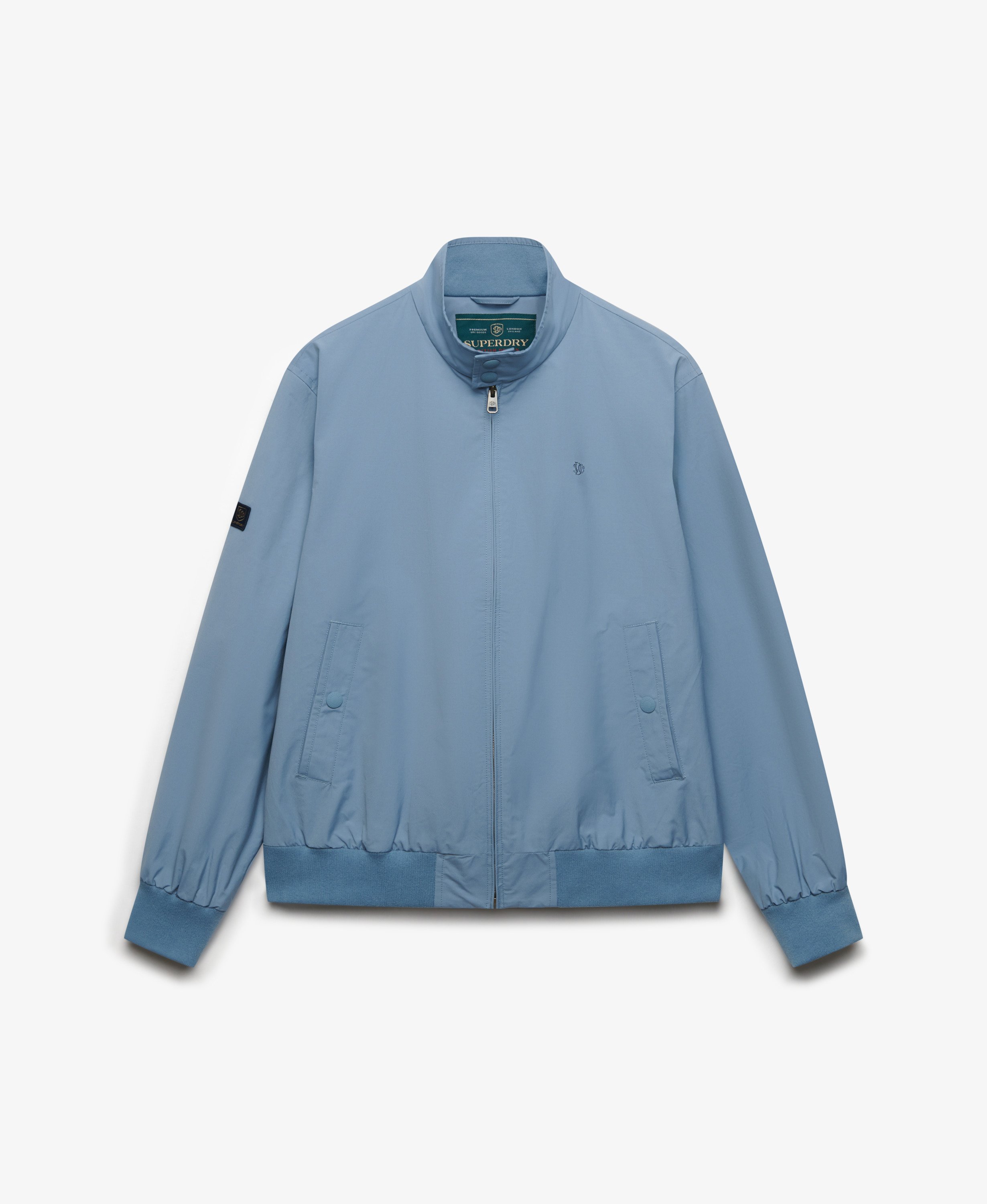 mens Classic Harrington Jacket in CHINA BLUE | Superdry UK
