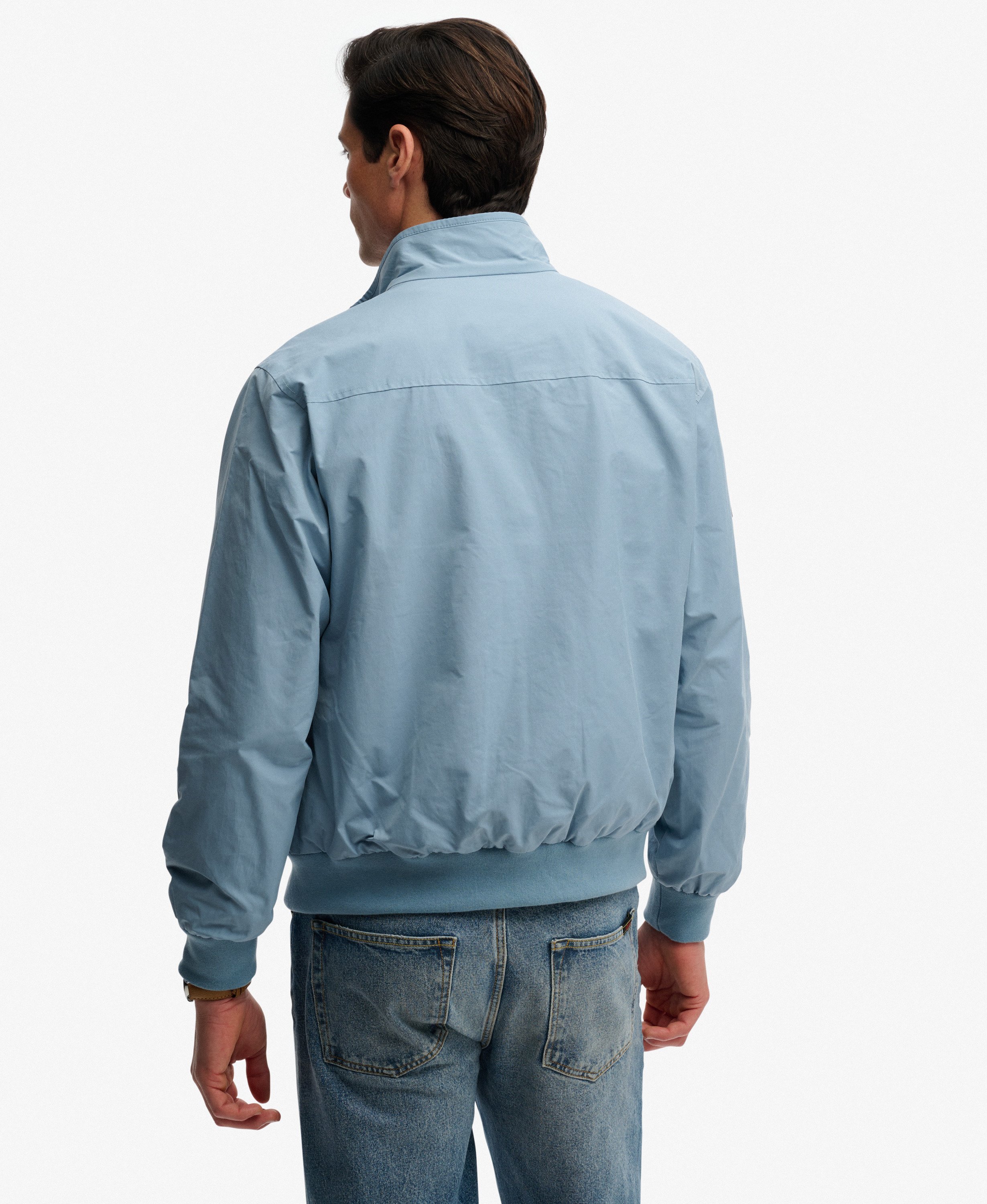 mens Classic Harrington Jacket in CHINA BLUE | Superdry UK