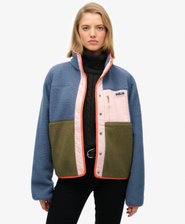 Chaqueta de Forro Polar Color Block