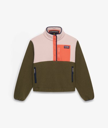 Bluza z polaru w blokach kolorystycznych Image 6