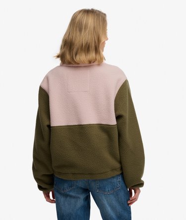 Bluza z polaru w blokach kolorystycznych Image 5