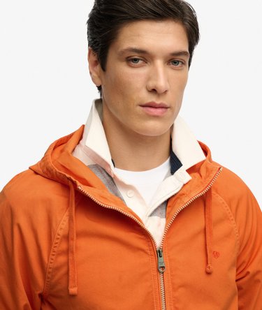 Giacca in Twill Lavato con Cappuccio Image 4