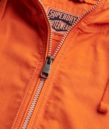 Giacca in Twill Lavato con Cappuccio Image 7