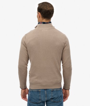 Essentials Cotton Half Zip Jumper Image 5