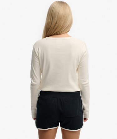 Athletic Essentials Button Down Long Sleeve Top Image 5