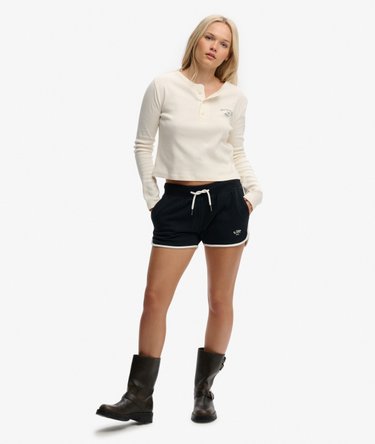 Athletic Essentials Button Down Long Sleeve Top Image 3