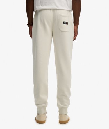 Essential Logo Half Brushed Joggers Image 5