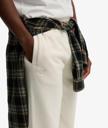 Essential Logo Half Brushed Joggers Image 2