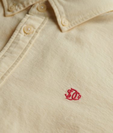 Slim Oxford Button Down Overhemd met Lange Mouwen Image 6