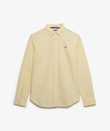 Slim Oxford Button Down Overhemd met Lange Mouwen Image 7