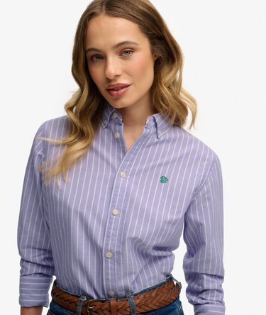 Slim Oxford Button Down Long Sleeve Shirt Image 2