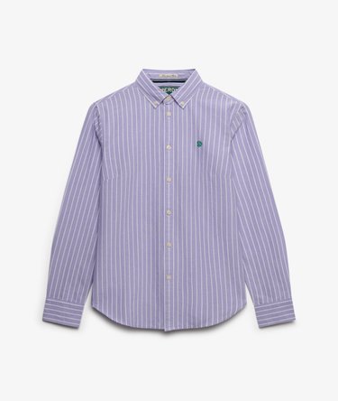 Slim Oxford Button Down Long Sleeve Shirt Image 7