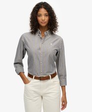 Camisa Oxford de Manga Larga Corte Slim