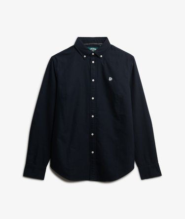 Slim Oxford Button Down Overhemd met Lange Mouwen Image 7