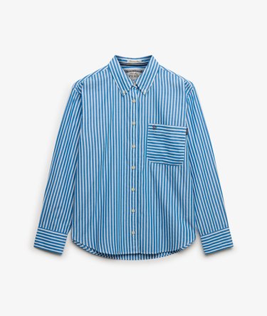 Poplin Langarmhemd mit lockerer Passform Image 7