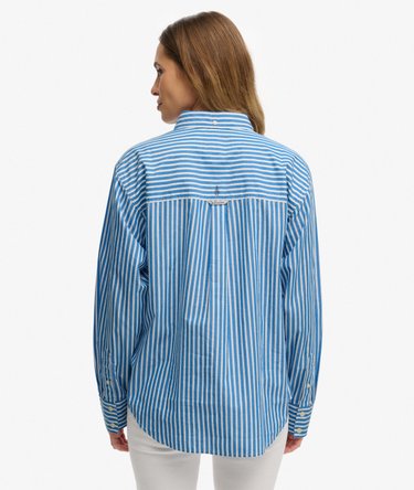 Poplin Langarmhemd mit lockerer Passform Image 5