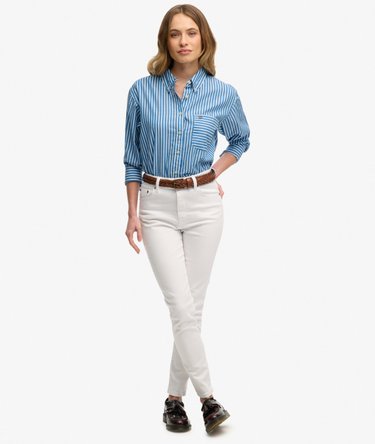 Poplin Langarmhemd mit lockerer Passform Image 3