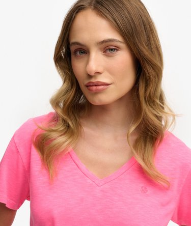 Studios Slub T-shirt met Borduursel Image 4