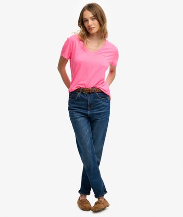 Studios Slub T-shirt met Borduursel Image 3