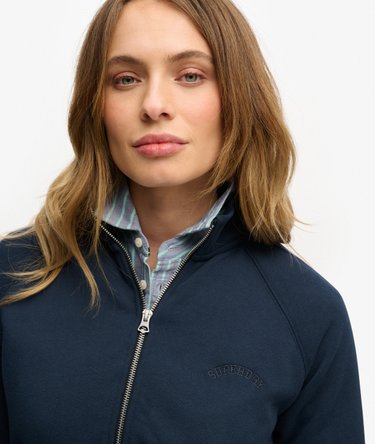 Essential Logo Zip Track Top Image 4