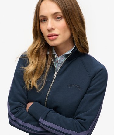 Essential Logo Zip Track Top Image 2