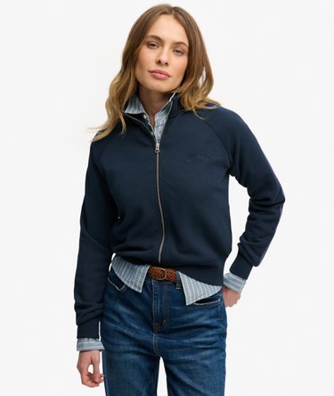 Essential Logo Zip Track Top Image 1