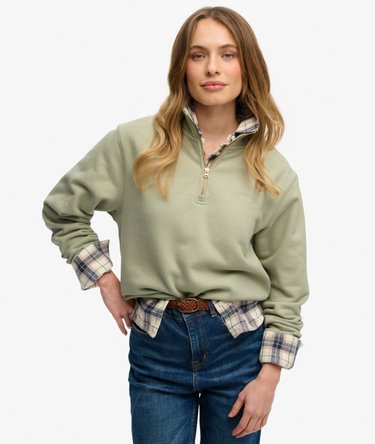 Essential Logo Broderet Halv Zip Sweater Image 1