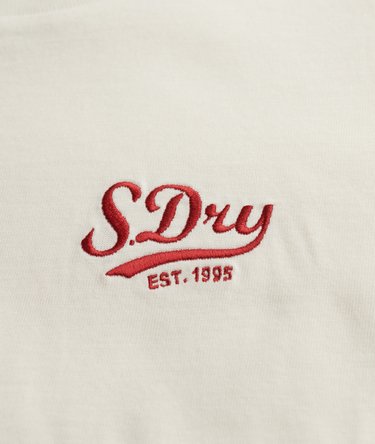 Varsity Stripe Script T-Shirt Image 6