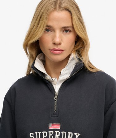 Athletic Essentials Graphic Half Zip Sweatshirt Image 4