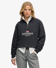 Sweatshirt Demi-Zip Athletic Essentials Graphique