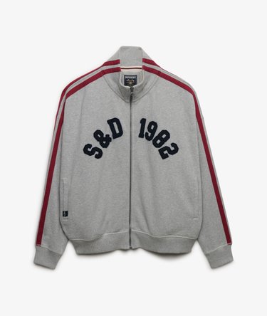 Chaqueta de ch&aacute;ndal holgada con cremallera Athletic Essentials Image 7