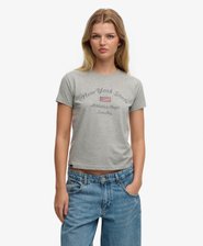 Athletic Essentials Figurbetontes Grafik-T-Shirt