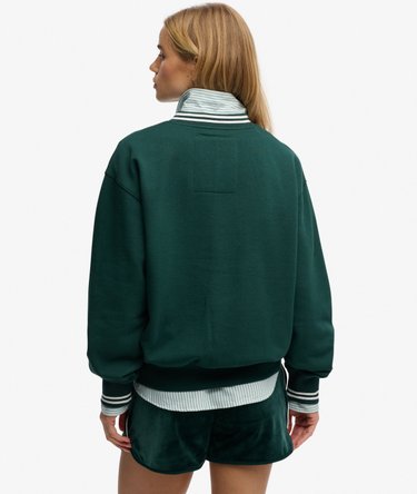 Country Club Loose V-Neck Sweatshirt Image 5