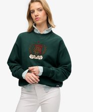 Crest Loose Crew Sweatshirt