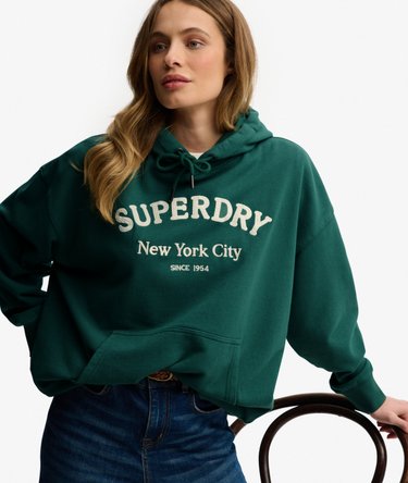 Hoodie Luxe Casual Brod&eacute; Coupe D&eacute;contract&eacute;e Image 2